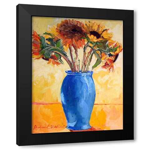 Sunf Black Modern Wood Framed Art Print with Double Matting by Wallich, Richard