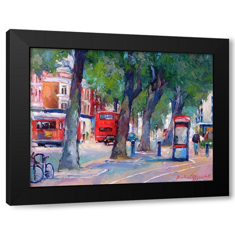 Chicago 6 Black Modern Wood Framed Art Print with Double Matting by Wallich, Richard