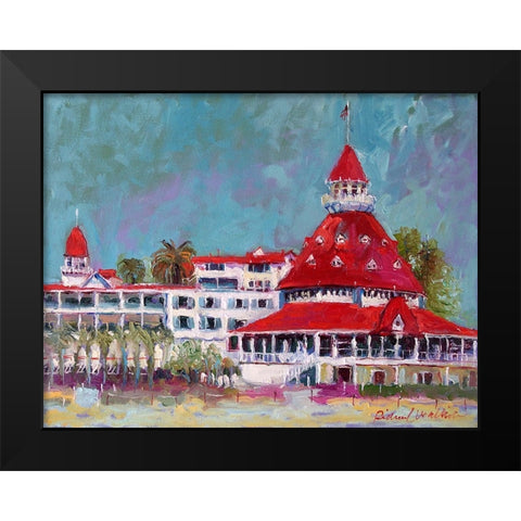 Delaware Black Modern Wood Framed Art Print by Wallich, Richard