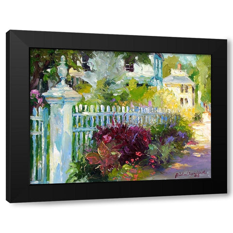 Flowers 3 Black Modern Wood Framed Art Print with Double Matting by Wallich, Richard