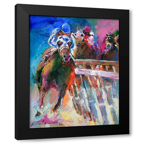 Last Leg Black Modern Wood Framed Art Print with Double Matting by Wallich, Richard