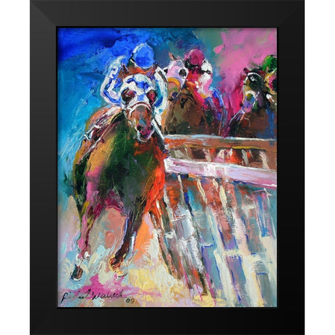 Last Leg Black Modern Wood Framed Art Print by Wallich, Richard