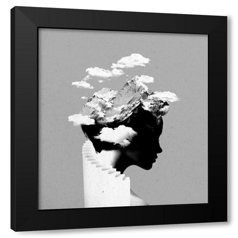 Its A Cloudy Day Black Modern Wood Framed Art Print by Farkas, Robert