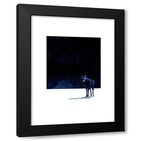 Im Going Back Black Modern Wood Framed Art Print with Double Matting by Farkas, Robert