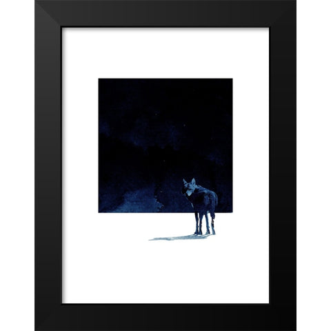 Im Going Back Black Modern Wood Framed Art Print by Farkas, Robert