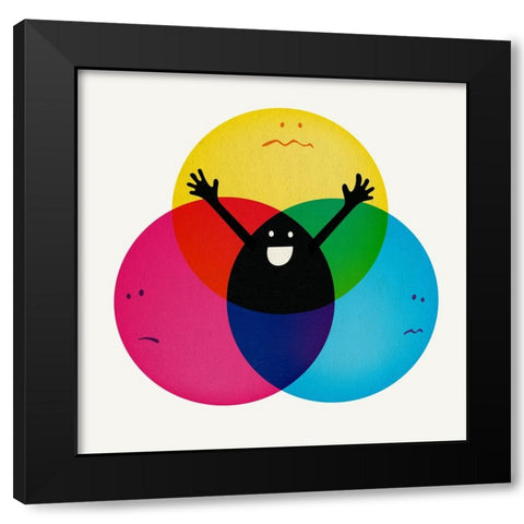 Nobodys Child Final Black Modern Wood Framed Art Print with Double Matting by Farkas, Robert