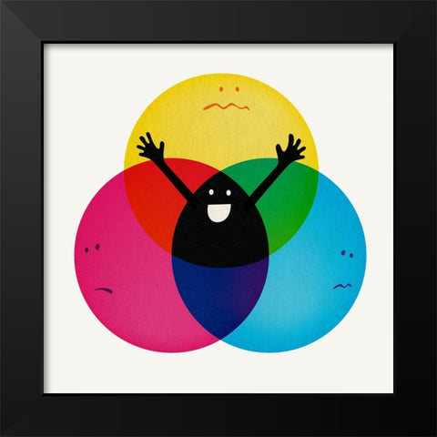 Nobodys Child Final Black Modern Wood Framed Art Print by Farkas, Robert