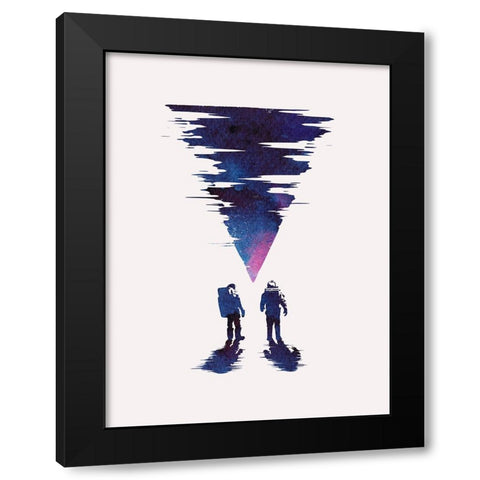 The Thing Black Modern Wood Framed Art Print by Farkas, Robert