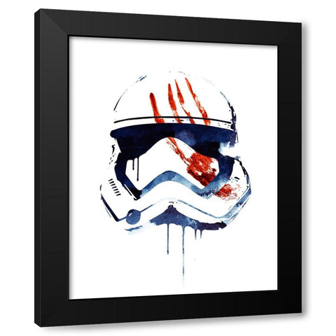 Bloody Memories Black Modern Wood Framed Art Print with Double Matting by Farkas, Robert