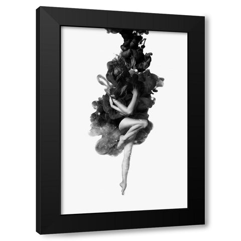 The Born Of The Universe Final Black Modern Wood Framed Art Print by Farkas, Robert