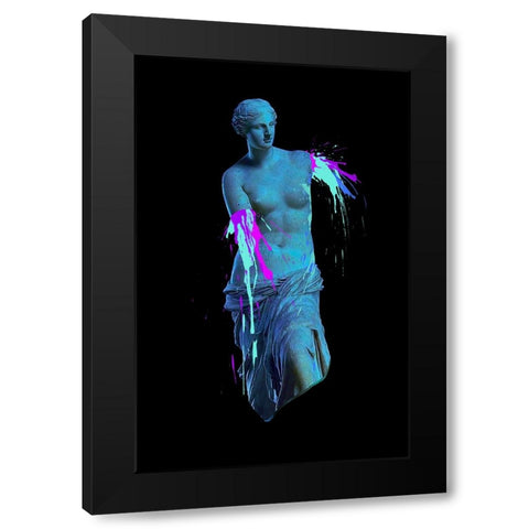 Ancient Accident Black Modern Wood Framed Art Print with Double Matting by Farkas, Robert