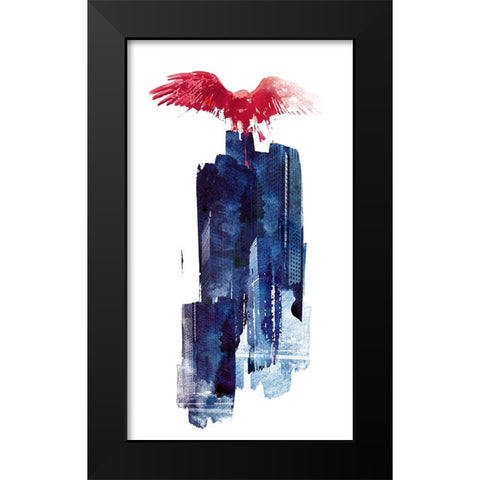 Big Beast Black Modern Wood Framed Art Print by Farkas, Robert