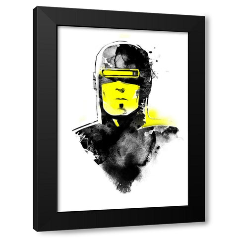 VHS Man Black Modern Wood Framed Art Print with Double Matting by Farkas, Robert