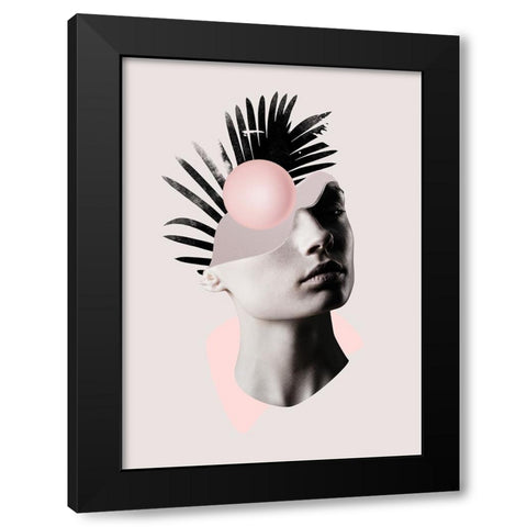 Empty Mind Final Black Modern Wood Framed Art Print with Double Matting by Farkas, Robert