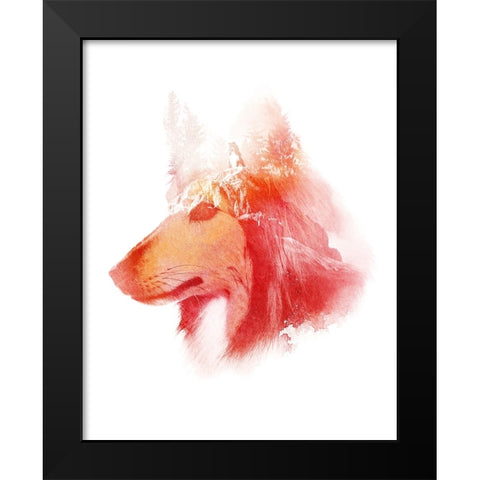 On The Way Back Home Black Modern Wood Framed Art Print by Farkas, Robert