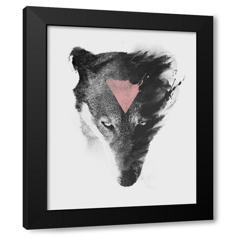 The Missing Part Final Black Modern Wood Framed Art Print with Double Matting by Farkas, Robert