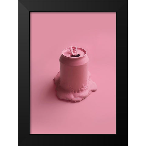 Melting Memories 01 Black Modern Wood Framed Art Print by Farkas, Robert