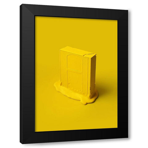 Melting Memories 02 Black Modern Wood Framed Art Print by Farkas, Robert