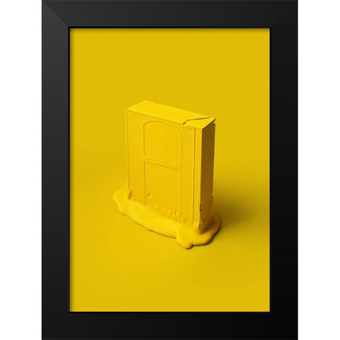 Melting Memories 02 Black Modern Wood Framed Art Print by Farkas, Robert