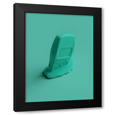 Melting Memories 04 Black Modern Wood Framed Art Print by Farkas, Robert