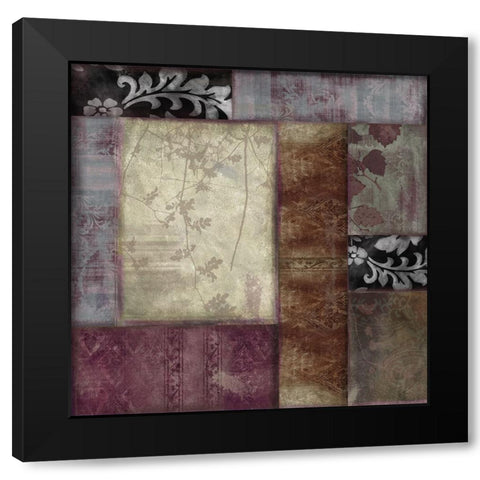 Colette IV Black Modern Wood Framed Art Print with Double Matting by Sasha