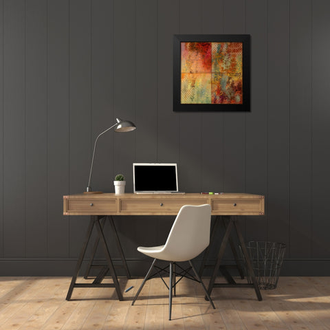 Prisms And Paint I Black Modern Wood Framed Art Print by Sasha