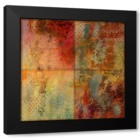 Prisms And Paint I Black Modern Wood Framed Art Print by Sasha