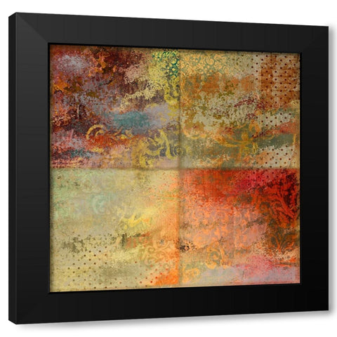 Prisms And Paint II Black Modern Wood Framed Art Print by Sasha