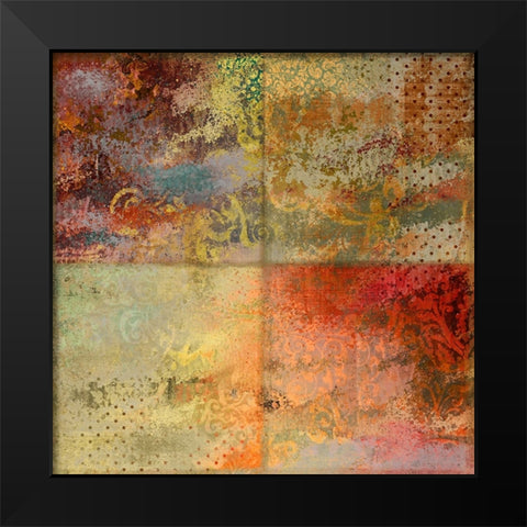 Prisms And Paint II Black Modern Wood Framed Art Print by Sasha