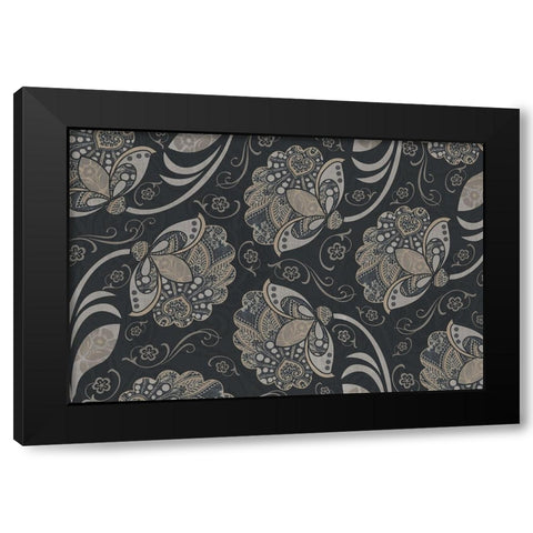 Elegante II Black Modern Wood Framed Art Print with Double Matting by Sasha