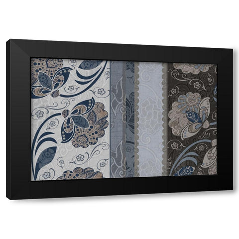 Elegante III Black Modern Wood Framed Art Print by Sasha