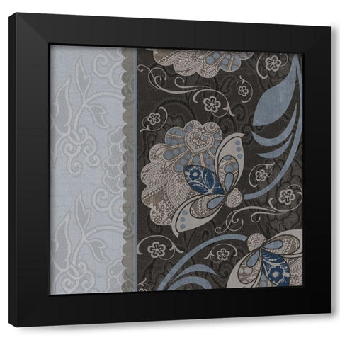 Elegante IV Black Modern Wood Framed Art Print with Double Matting by Sasha
