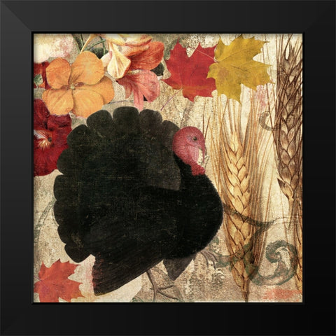 Harvest I Black Modern Wood Framed Art Print by Sasha