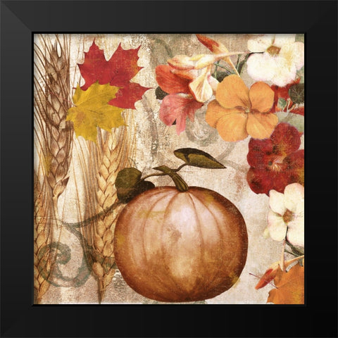 Harvest II Black Modern Wood Framed Art Print by Sasha