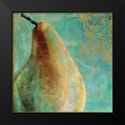 Fruit Palette I Black Modern Wood Framed Art Print by Sasha