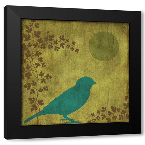 Winter Lodge V Black Modern Wood Framed Art Print by Sasha