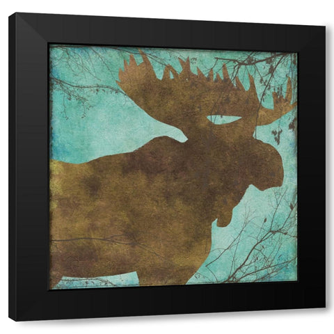 Winter Lodge IX Black Modern Wood Framed Art Print with Double Matting by Sasha