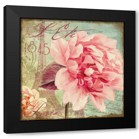 Saisons III Black Modern Wood Framed Art Print by Sasha