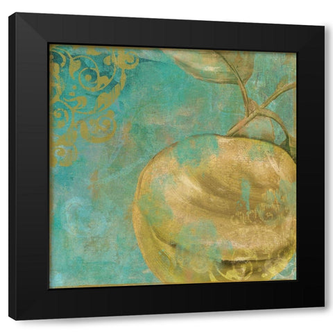 Fruit Palette V Black Modern Wood Framed Art Print by Sasha