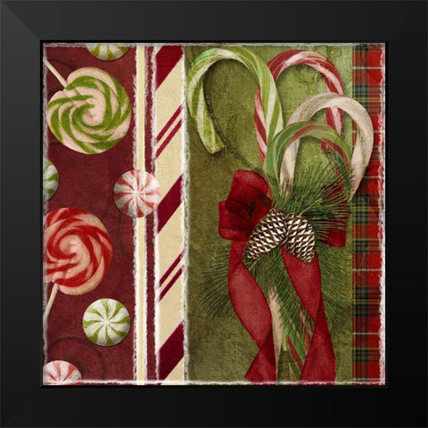 Sweet Holiday I Black Modern Wood Framed Art Print by Sasha