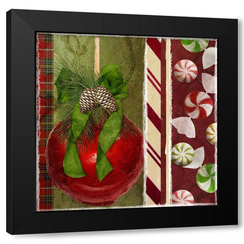 Sweet Holiday II Black Modern Wood Framed Art Print by Sasha