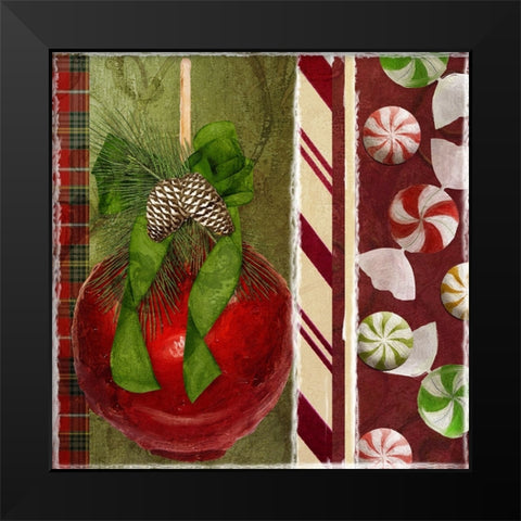 Sweet Holiday II Black Modern Wood Framed Art Print by Sasha