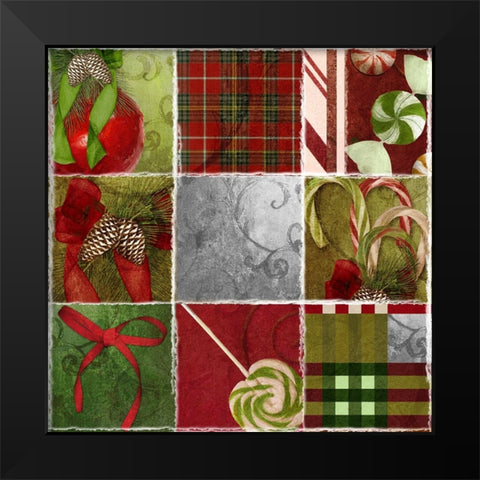 Sweet Holiday III Black Modern Wood Framed Art Print by Sasha