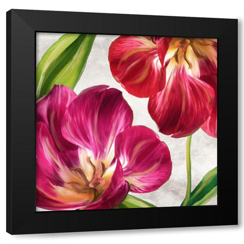 Open Arms I Black Modern Wood Framed Art Print with Double Matting by Sasha