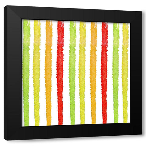 Aria IV Black Modern Wood Framed Art Print with Double Matting by Sasha