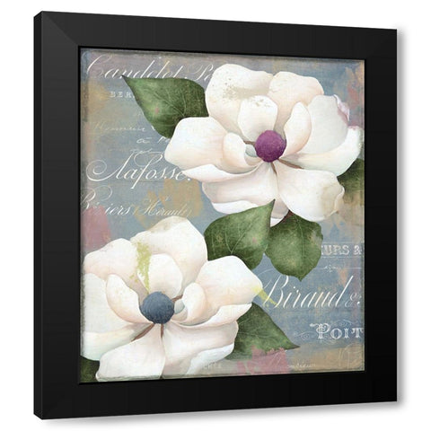 Southern Charms Black Modern Wood Framed Art Print by Sasha