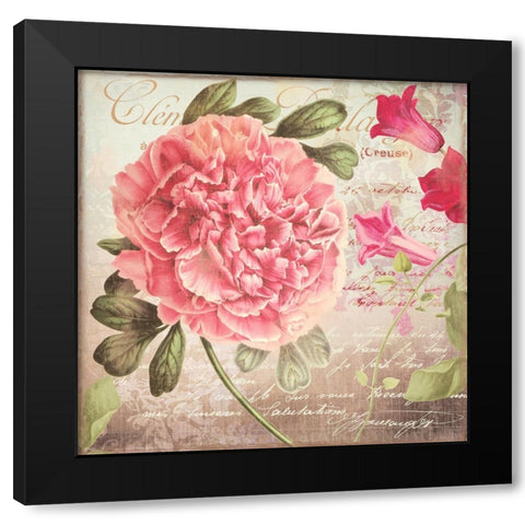 Aphrodite II Black Modern Wood Framed Art Print with Double Matting by Sasha