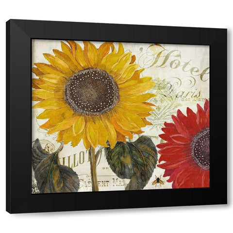 Sundresses I Black Modern Wood Framed Art Print by Sasha