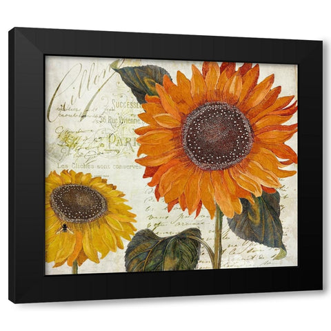 Sundresses II Black Modern Wood Framed Art Print by Sasha