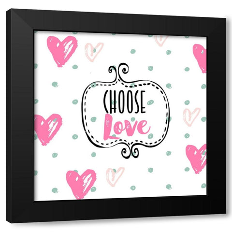 Soul Food IV Black Modern Wood Framed Art Print by Sasha